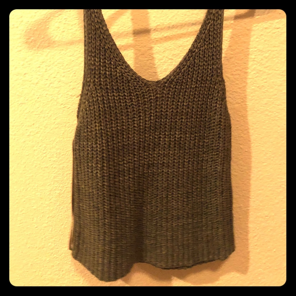 Green Knit Tank